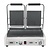 Buffalo Double Cast Iron Contact Grill, Smooth Grill Plate, 2x 210 x 226 mm, 2,9 kW