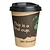 Fiesta Green Beige Compostable Coffee Cups Single Wall 340 ml (Pack of 1000)