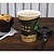 Fiesta Green Beige Compostable Coffee Cups Single Wall 340 ml (Pack of 1000)