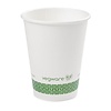 Vegware White Compostable Coffee Cups Single Wall 340 ml (Pack of 1000)