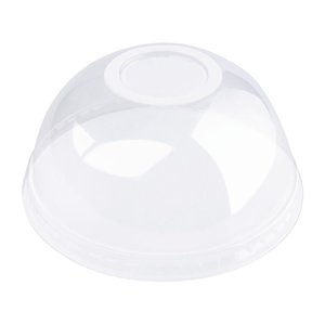 Fiesta Green Transparent Fiesta Compostable PLA Cold Cup Domed Lid (Pack of 1000) Fiesta Green Transparent Fiesta Compostable PLA Cold Cup Domed Lid (Pack of 1000)