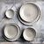 Olympia Corallite Deep Bowls Concrete Grey 160mm (Pack of 6)