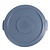 Rubbermaid Brute Snap On Lid Grey 37.9Ltr