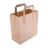 Fiesta Green Recycled Brown Paper Carrier Bags Small (Pack of 250)