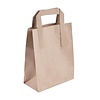 Fiesta Green Recycled Brown Paper Carrier Bags Small (Pack of 250)