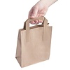 Fiesta Green Recycled Brown Paper Carrier Bags Small (Pack of 250)