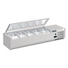 Polar Refrigeration  Top unit for storing ingredients 5x 1/4 GN, 110W, from 2 to 8°C with Stainless Steel Lid