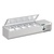 Polar Refrigeration  Top unit for storing ingredients 5x 1/4 GN, 110W, from 2 to 8°C with Stainless Steel Lid