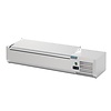 Polar Refrigeration  Top unit for storing ingredients 5x 1/4 GN, 110W, from 2 to 8°C with Stainless Steel Lid