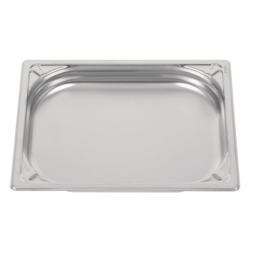 Vogue Stainless Steel Gastronorm Pan 1/2 40 mm Vogue Stainless Steel Gastronorm Pan 1/2 40 mm