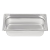 Vogue Stainless Steel Gastronorm Pan 1/3 100 mm Vogue Stainless Steel Gastronorm Pan 1/3 100 mm