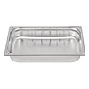 Vogue Stainless Steel Gastronorm Pan 1/1 100 mm, Perforated