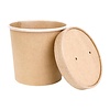 Fiesta Green Biodegradable Paper Soup Container Lids 118mm (Pack of 500)