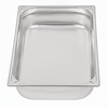 Vogue Stainless Steel Gastronorm Pan 1/1 100 mm Vogue Stainless Steel Gastronorm Pan 1/1 100 mm