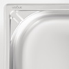Vogue Stainless Steel Gastronorm Pan 1/1 100 mm Vogue Stainless Steel Gastronorm Pan 1/1 100 mm