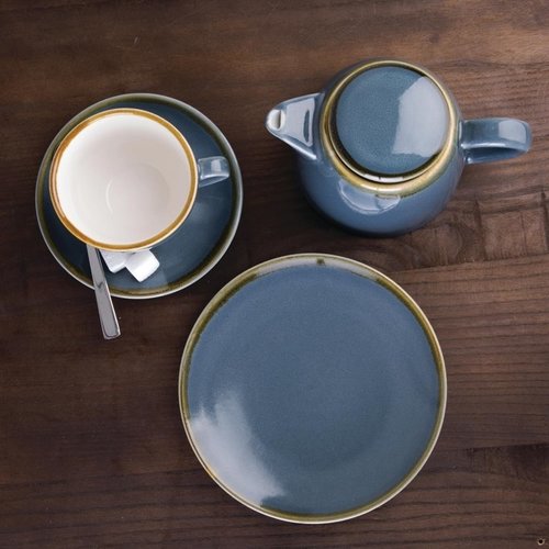 Olympia Shallow Plate, Ø178 mm, Kiln, Blue (Pack of 6) Olympia Shallow Plate, Ø178 mm, Kiln, Blue (Pack of 6)