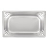 Vogue Stainless Steel Gastronorm Pan 1/4 100 mm