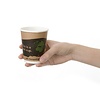 Fiesta Green Kompostowalny kubek dwuściankowy do kawy 227 ml brązowy (500 szt.)