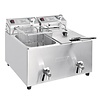 Buffalo 2-Tank Countertop Electric Fryer 2 x 8 L, 2x 2,9 kW Buffalo 2-Tank Countertop Electric Fryer 2 x 8 L, 2x 2,9 kW