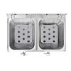 Buffalo 2-Tank Countertop Electric Fryer 2 x 8 L, 2x 2,9 kW Buffalo 2-Tank Countertop Electric Fryer 2 x 8 L, 2x 2,9 kW