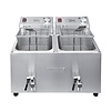 Buffalo Frytownica elektryczna 2-komorowa nastawna 2 x 8 L, 2x 2,9 kW Buffalo Frytownica elektryczna 2-komorowa nastawna 2 x 8 L, 2x 2,9 kW