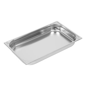 Vogue Stainless Steel Gastronorm Pan 1/1 65 mm Vogue Stainless Steel Gastronorm Pan 1/1 65 mm