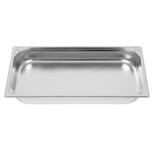 Vogue Stainless Steel Gastronorm Pan 1/1 65 mm Vogue Stainless Steel Gastronorm Pan 1/1 65 mm