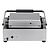 Buffalo Single Cast Iron Contact Grill, Grooved Grill Plate, 300 x 226 mm, 2,2 kW