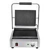 Buffalo Single Cast Iron Contact Grill, Grooved Grill Plate, 300 x 226 mm, 2,2 kW
