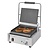 Buffalo Single Cast Iron Contact Grill, Grooved Grill Plate, 300 x 226 mm, 2,2 kW
