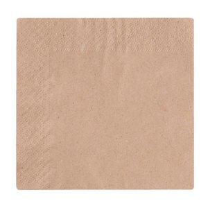 Vegware Compostable Unbleached Cocktail Napkins 240mm (Pack of 4000) Vegware Compostable Unbleached Cocktail Napkins 240mm (Pack of 4000)