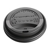 Fiesta Green Black Compostable Coffee Cup Lids 340 ml (Pack of 50)