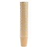 Fiesta Brown Disposable Coffee Cups Ripple Wall Kraft 340 ml (Pack of 500)