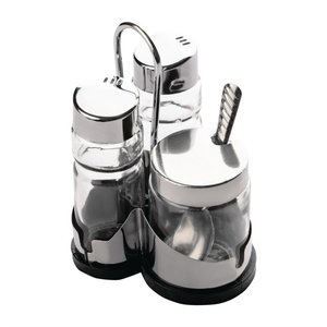 Comas Menage Set Salt, Pepper and Mustard Comas Menage Set Salt, Pepper and Mustard