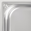 Vogue Stainless Steel Gastronorm Pan 1/2 65 mm Vogue Stainless Steel Gastronorm Pan 1/2 65 mm