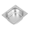 Vogue Stainless Steel Gastronorm Pan 1/6 65 mm