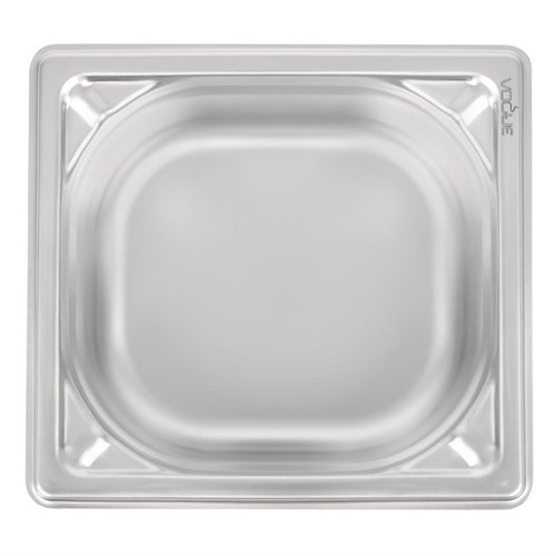 Vogue Stainless Steel Gastronorm Pan 1/6 65 mm