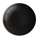 Olympia Deep Plate, Ø270x(h)34 mm, Canvas, Black (Pack of 6)