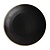 Olympia Deep Plate, Ø270x(h)34 mm, Canvas, Black (Pack of 6)