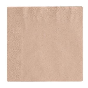Vegware Compostable Unbleached Lunch Napkins 330mm (Pack of 2000) Vegware Compostable Unbleached Lunch Napkins 330mm (Pack of 2000)