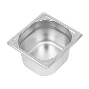 Vogue Stainless Steel Gastronorm Pan 1/6 100 mm Vogue Stainless Steel Gastronorm Pan 1/6 100 mm