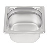 Vogue Stainless Steel Gastronorm Pan 1/6 100 mm
