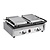 Buffalo Double Cast Iron Contact Grill, Grooved Grill Plate, 210 x 226 mm, 2,9 kW