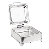 Olympia Electric Chafing Dish with a Glass Hinged Cover 6 L