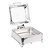 Olympia Electric Chafing Dish with a Glass Hinged Cover 6 L