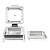 Olympia Electric Chafing Dish with a Glass Hinged Cover 6 L