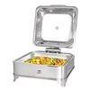 Olympia Electric Chafing Dish with a Glass Hinged Cover 6 L