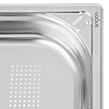 Vogue Pojemnik GN 1/1 65 mm ze stali nierdzewnej, perforowany
