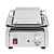 Buffalo Single Cast Iron Contact Grill, Smooth Grill Plate, 210 x 226 mm, 1,5 kW