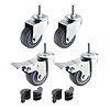 Vogue Castors for Stainless Steel Tables (Pack of 4)